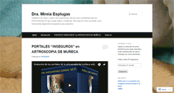Desktop Screenshot of cirugiadelamanoyelcarpo.com
